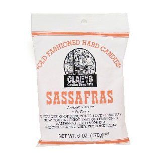Claey's, Old Fashioned Hard Candy Sassafras, 6 Ounce Bag  Grocery & Gourmet Food