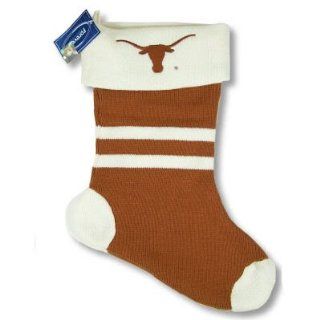TEXAS LONGHORNS OFFICIAL LOGO KNIT CHRISTMAS STOCKING  Sports Related Collectibles  Sports & Outdoors