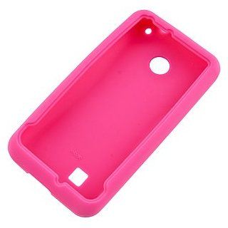 Silicone Skin Cover for PCD (UTStarcom) Chaser Wi921, Hot Pink Cell Phones & Accessories