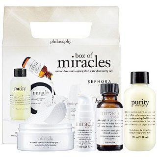 philosophy Box Of Miracles Miraculous Anti Aging Skin Care Discovery Set  Facial Treatment Products  Beauty