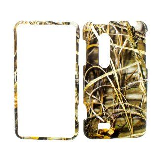 AT&T TLG Thrill 4G / Optimus 3D/ P925 DRY LEAVES SNAP ON HARD COVER CASE Cell Phones & Accessories