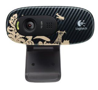 Logitech C270 720p Widescreen Video Call and Recording HD Webcam   960 000817 (Victorian Wallpaper) Electronics