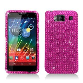 Aimo Wireless MOTXT926PCDI003 Bling Brilliance Premium Grade Diamond Case for Droid Razr HD XT926   Retail Packaging   Hot Pink Cell Phones & Accessories