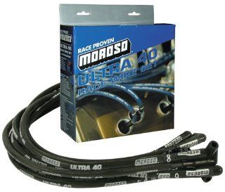 Moroso 73819 Ultra 40 Black Plug Wire Set Automotive