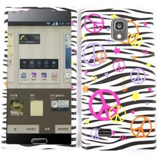 For Lg Optimus Lte Ii Vs930 Peace Black Zebra Matte Texture Case Accessories Cell Phones & Accessories