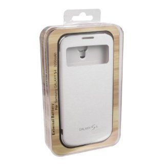 3200mAh Power Bank Battery Flip Case Cover For Samsung Galaxy S4 i9500 BC228W Cell Phones & Accessories