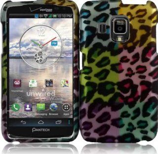 For Pantech Perception ADR930L Hard Design Cover Case Bright Colorful Leopard Accessory Cell Phones & Accessories