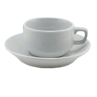 BIA Cordon Bleu Bistro Espresso Cup and Saucer, Set of 4, White Kitchen & Dining