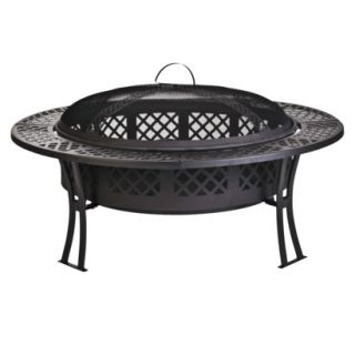 Diamond Mesh Fire Pit with Screen and Cover