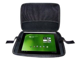 Navitech's Onyx Armoured EVA Hard Shell For Total Tablet Protection And Complete Peace Of Mind. A Cover / Zip Close Case For Devices With Screens Up To 11.6" Including Acer Iconia Tab A200 10.1" / W500 10.1", Coby Kyros 7024 7", HP