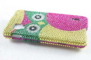 LG Optimus G / Eclipse 4G LTE LS970 Full Diamond Hard Case Cover for Owl Cell Phones & Accessories