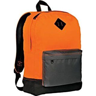 District Retro Throwback Backpack NEON ORANGE 17.75 H X 12.25W X 5.25D Clothing