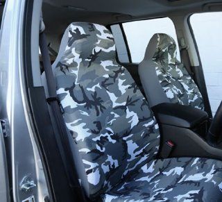 FH Group Camouflage Car Seat Covers, Airbag compatible and Split Bench, Light Camo Automotive