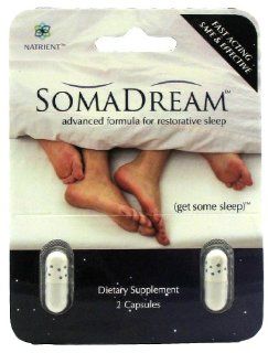 Natrient Somadream Capsules Blister Pack, 2 Count (Pack of 4) Health & Personal Care
