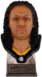 NFL Pittsburgh Steelers Troy Polamalu Player Bust  Collectible Figurines  Sports & Outdoors