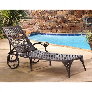 Biscayne Chaise Lounge Chair   Bronze