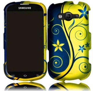 For Samsung Galaxy Reverb M950 Hard Design Cover Case Royal Swirl Cell Phones & Accessories