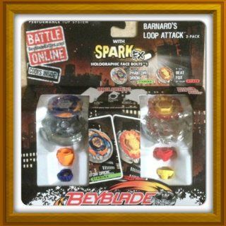 Beyblade Metal Fury Barnard's Loop Attack 2 Pack Toys & Games