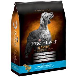 Purina Pro Plan Dry Adult Dog Food, Shredded Blend Large Breed Formula, 34 Pound Bag  Dry Pet Food 