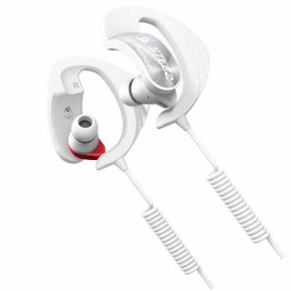 Pioneer SE D10E Fully Enclosed In Ear Clip STEEZ Headphones   White/Silver      Electronics