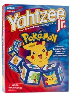 Pokemon Yahtzee Jr. Game Toys & Games