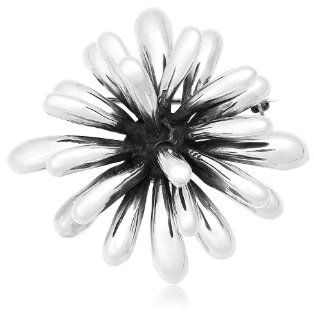 Sterling Silver Fireworks Collection Pin By Zina Jewelry