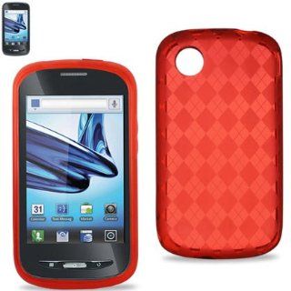Reiko PSC03 ZTEZ990RD Premium Polymer Durable Protective Case for ZTE Avail (Z990)   1 Pack   Retail Packaging   Red Cell Phones & Accessories