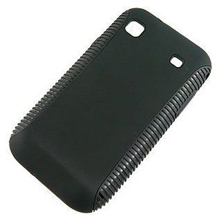 Hybrid Case for Samsung? Vibrant T959 & Galaxy S 4G T959V, Black/Black Cell Phones & Accessories