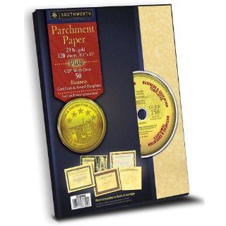 Southworth Parchment Paper with Business, College and Early Education, Templates on CD, 120 Count (CDE994) 