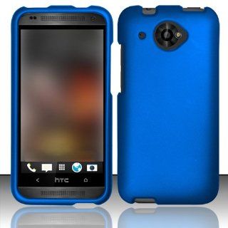 3 in 1 Bundle For HTC Desire 601   Hard Case Snap on Cover (Blue)+ICE CLEAR(TM) Screen Protector Shield(Ultra Clear)+Touch Screen Stylus Cell Phones & Accessories