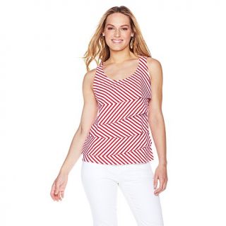 Antthony "Mallery" Nautical Stripe Sleeveless Top