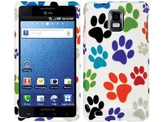 Zebra Dog Paws Crystal 2D Hard Case Cover for Samsung Infuse 4G SGH i997 Cell Phones & Accessories