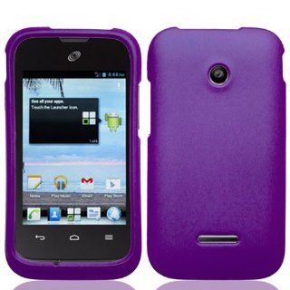 Purple Hard Case Protector Cover for Huawei H867G Inspira + Accessory Kit Cell Phones & Accessories