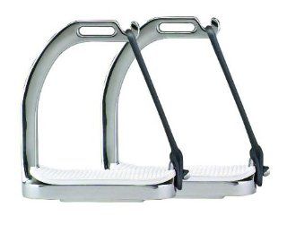 Perri's Ss Fillis Safety Stirrup Iron, Stainless Steel  Horse Stirrups  Sports & Outdoors