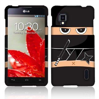 LG Optimus G LS970 Fat Ninja Textured Hard Cover Cell Phones & Accessories