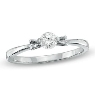 CT. Diamond Solitaire Ring in 10K White Gold   Zales