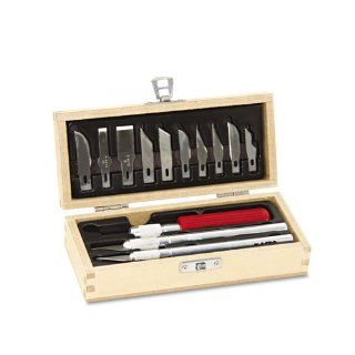 X Acto X5082 X ACTO Knife Set, 3 Knives, 10 Blades, Carrying Case