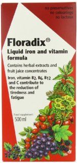Floradix Liquid Iron Formula 500ml Health & Personal Care