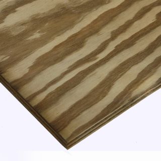 Severe Weather Pine Pressure Treated Plywood (Common 3/4 x 4 x 8; Actual 0.718 in x 48 in x 95.868 in)