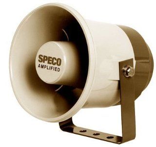 SPECO TECHNOLOGIES ASPC20 20W 6" WP AMPLIFIED PA SPEAKER  Network Access Points  Camera & Photo