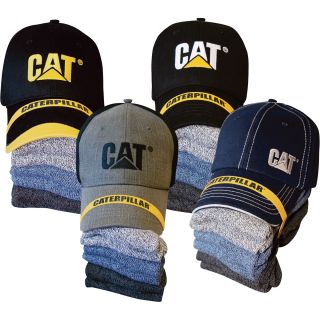 CAT Cap/Sock Combo — Blue Cap/6 Pair Various Socks  Caps