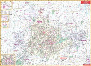 Winston/Salem, NC (City Wall Maps) (9780762547128) Seeger Map Books