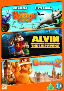 Horton Hears A Who/Alvin And The Chipmunks/Garfield   A Tale Of Two Kitties      DVD