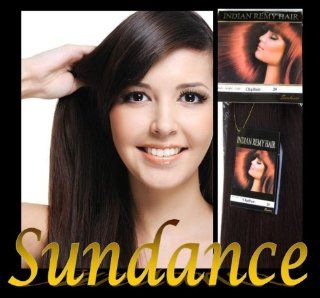 18" CLIP IN ON HUMAN HAIR EXTENSION BY SUNDANCE   COLOR 2 (DARK BROWN)   INDIAN REMY REMI GRADE AAA   110 grams/set   MORE COLORS AVAILABLE   8 PIECE SET 
