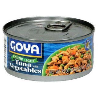 Goya Tuna with Vegetables, 5.82 Ounce Cans (Pack of 24)  Packaged Tuna Fish  Grocery & Gourmet Food