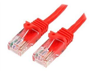 NEW   2FT RED SNAGLESS CAT5E PATCH CABLE   45PATCH2RD