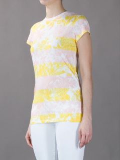 Stella Mccartney Striped Floral T shirt