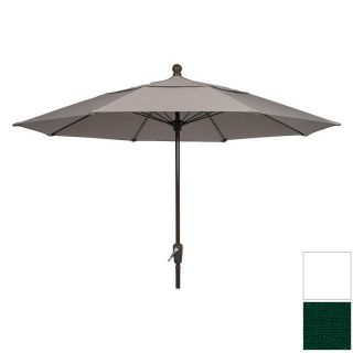 Fiberbuilt Forest Green Market Umbrella with Crank (Common 9 ft x 9 ft; Actual 9 ft x 9 ft)