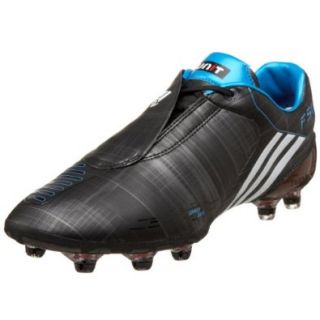 adidas Men's F50 I TUNIT Soccer Cleat,Black/White/Cyan,5.5 M Shoes