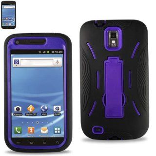 (Super Cover /Silicone Case + Protector Cover) Hard Case for Samsung GALAXY S II T989 BLACK/PURPLE (SLCPC06 SAMT989BKPP) Cell Phones & Accessories